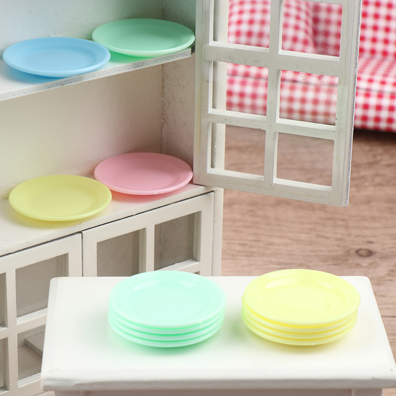 Kids Toys Kitchen - 5 szt. Mini talerze dla lalek