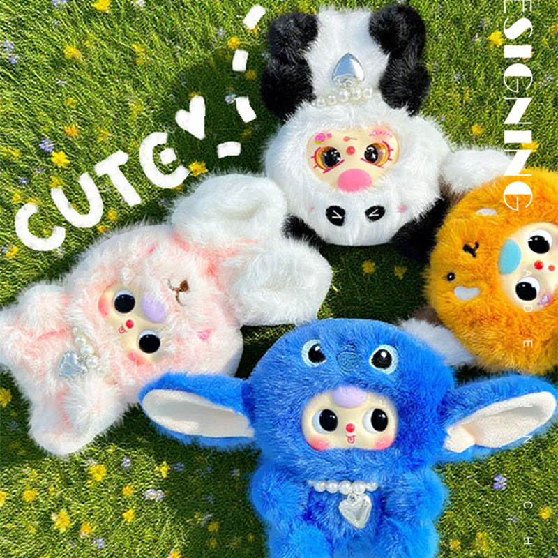 Kids Toys Bag - Urocze pluszowe zabawki z skórzaną twarzą,