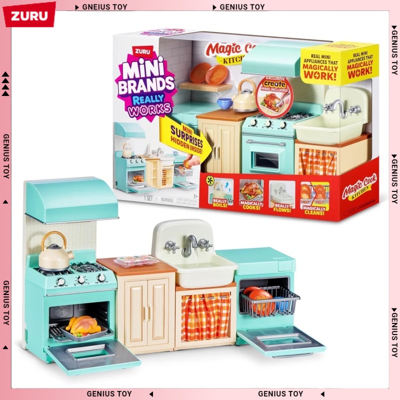 Kids Toys Kitchen - Zuru Mini Brands Magic Cook Kitchen