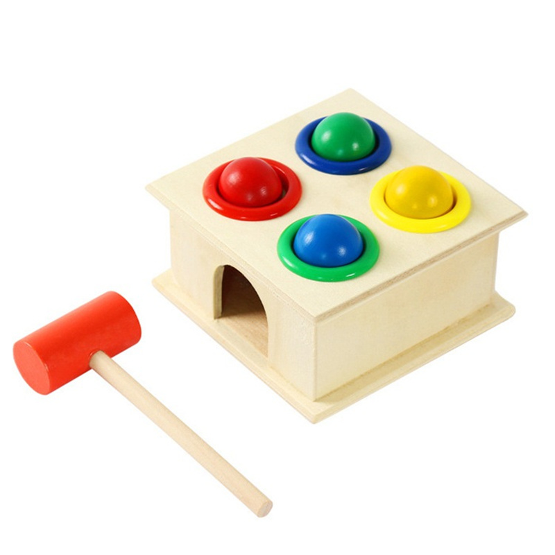 Kids Toys Review - Drewniana gra w piłkę młotkową Knocks