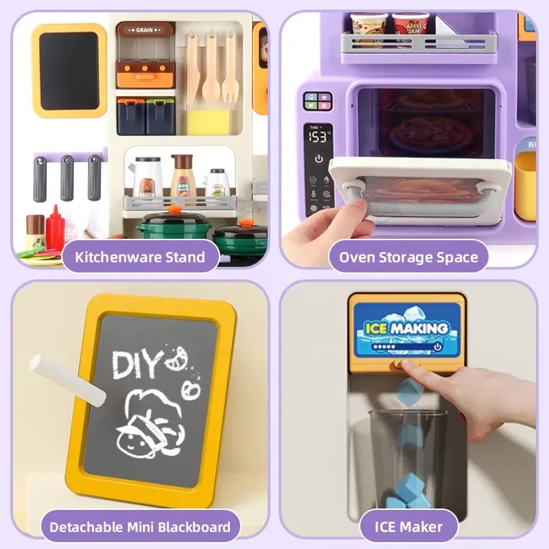 Duży zestaw kuchenny do zabawy – Kids Toys Kitchen recenzja i cena