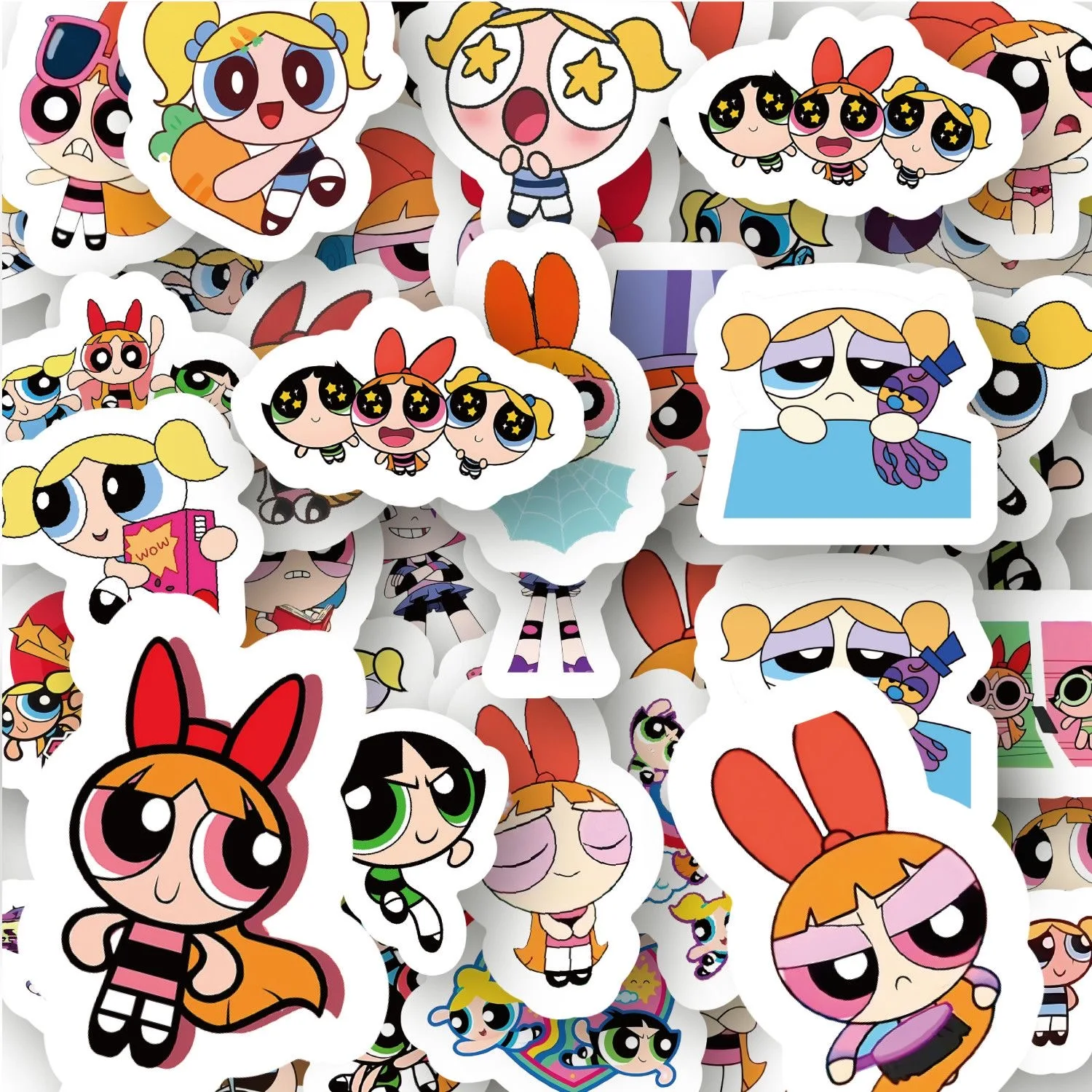100 szt. Naklejek Powerpuff Gi – Kids Toys Bag recenzja i cena