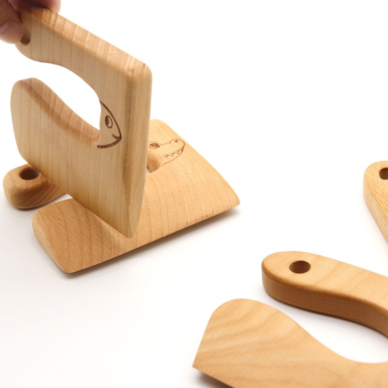 Drewniany nóż dla dzieci zabaw – Kids Toys Kitchen recenzja i cena
