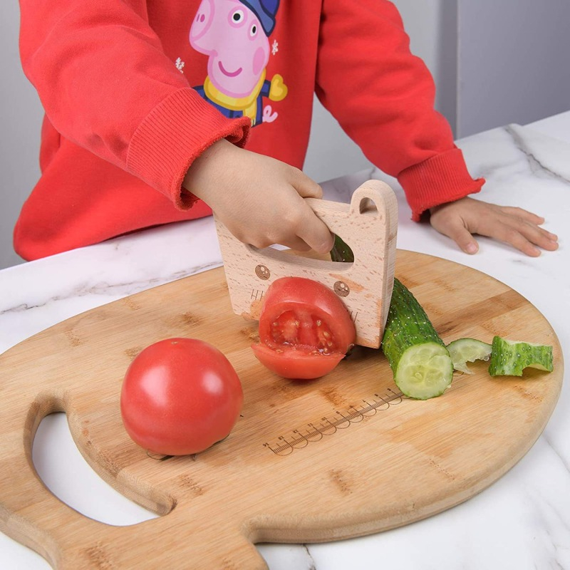Drewniany nóż dla dzieci zabaw – Kids Toys Kitchen recenzja i cena